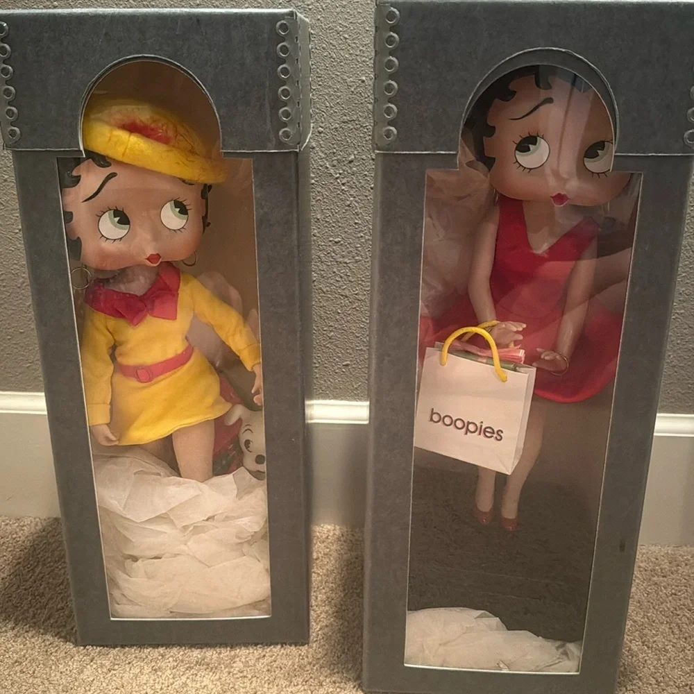 Set up 2 Betty Boop Danbury Mint ceramic collector item, dolls - Picture 1 of 3
